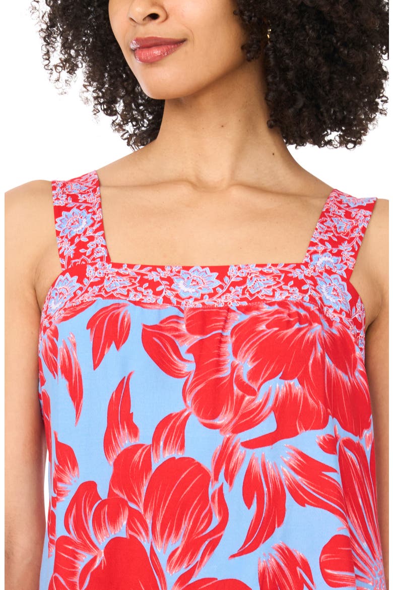 Thick Strap Sleeveless Maxi Dress, Alternate, color, SHELL PINK MULTI