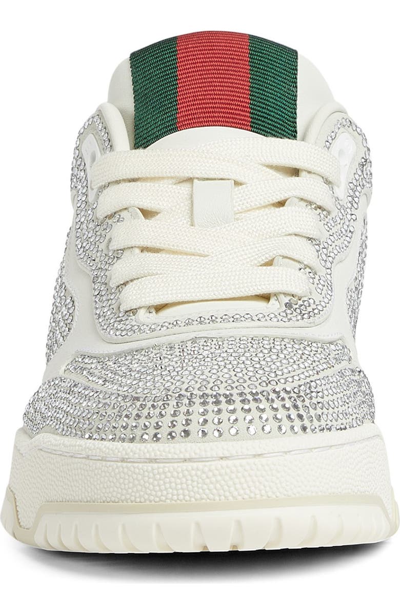 Gucci Re-Web Crystal Studded Sneaker, Alternate, color,