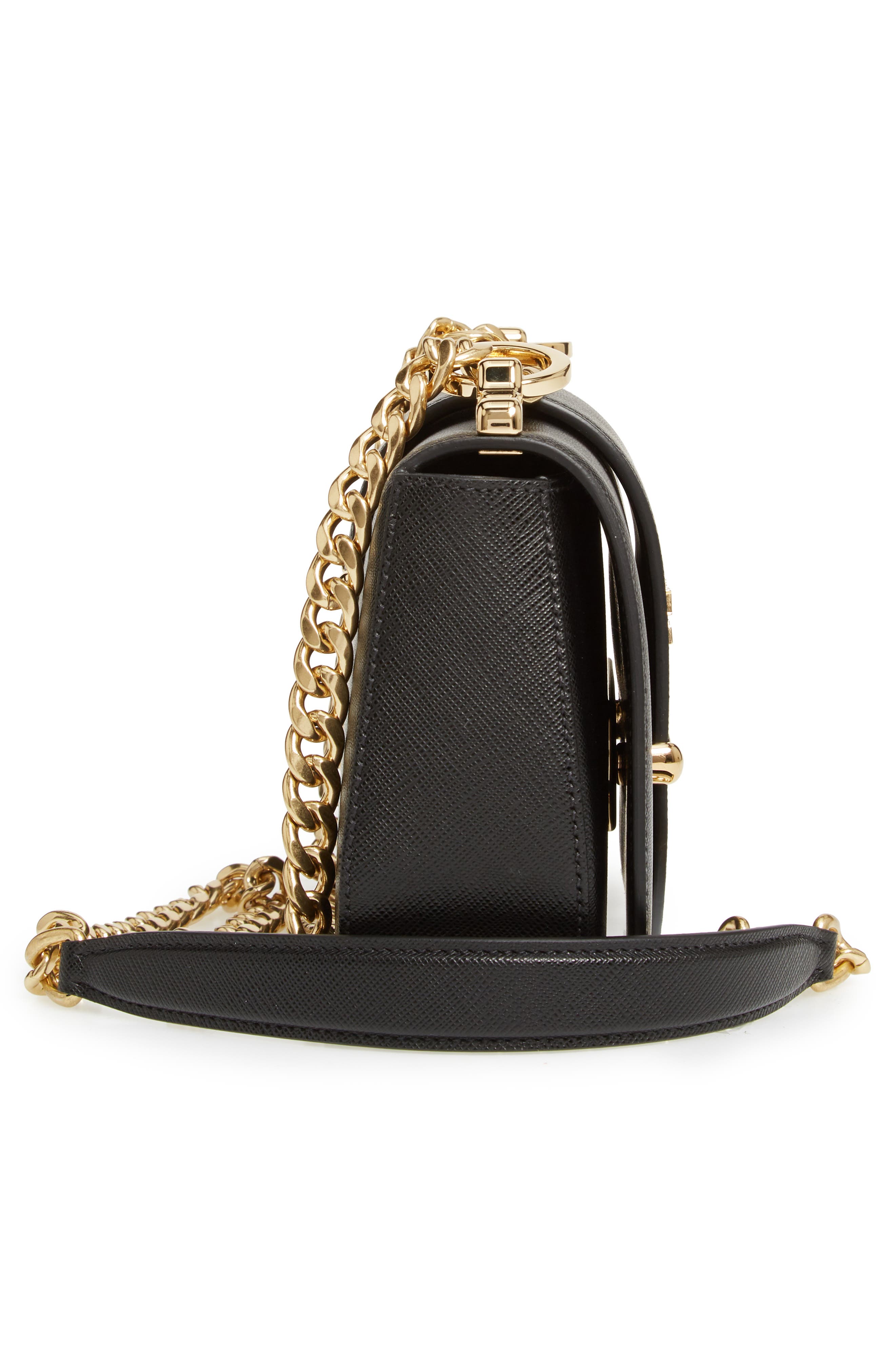 Prada Sidonie Leather Shoulder Bag, Alternate, color, 