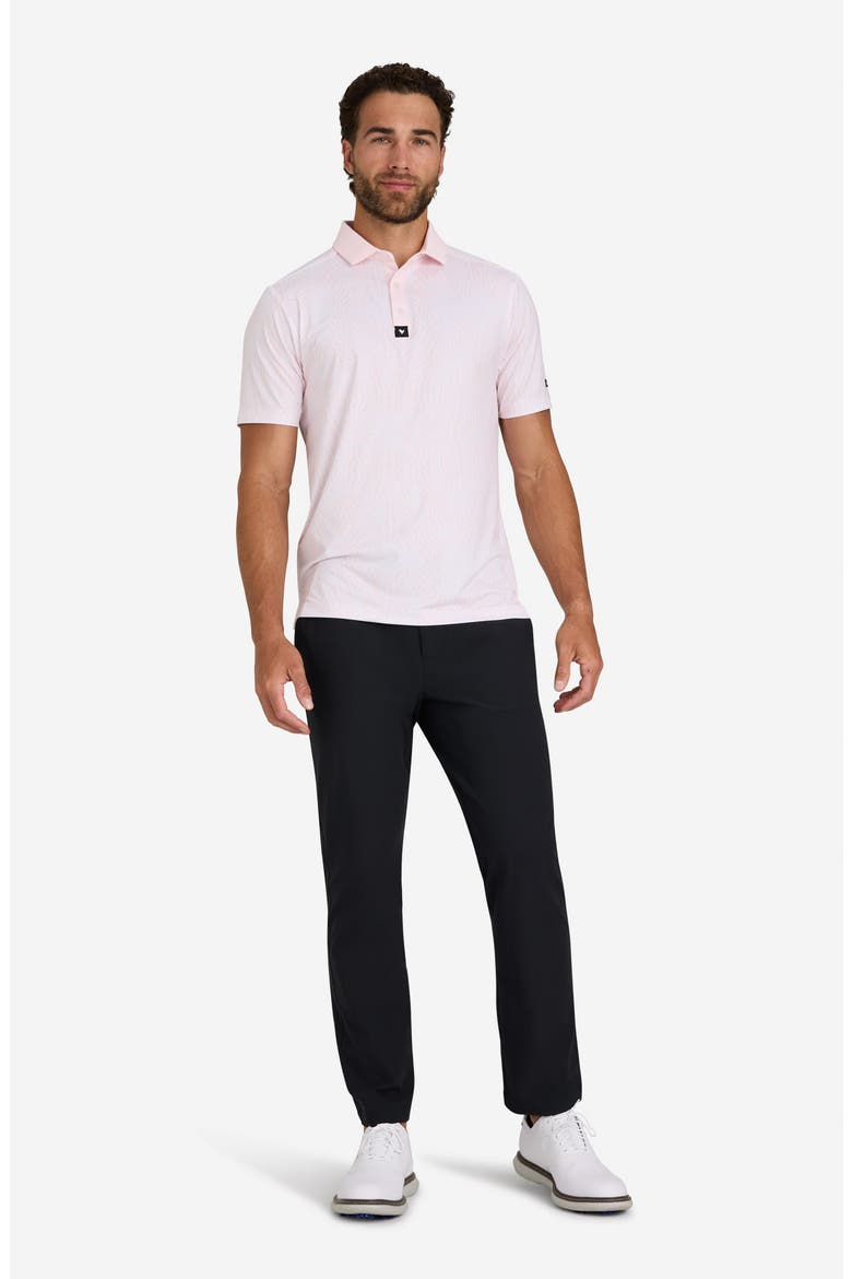 Core Abstract Print Performance Golf Polo, Alternate, color, PERU NIGHTS - PINK DOGWOOD