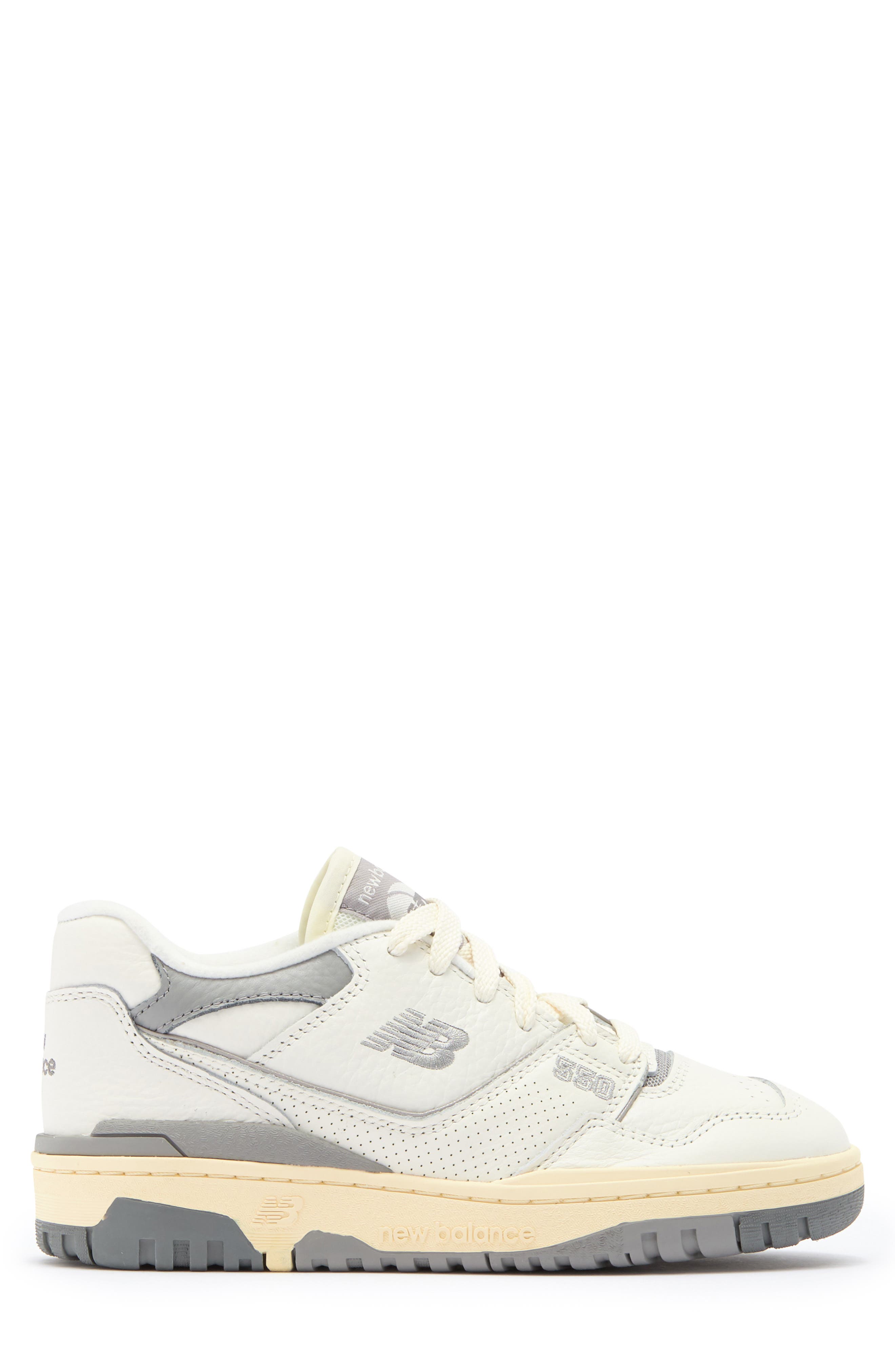 New Balance 550 Basketball Sneaker, Alternate, color, Sea Salt/ Team Away Grey