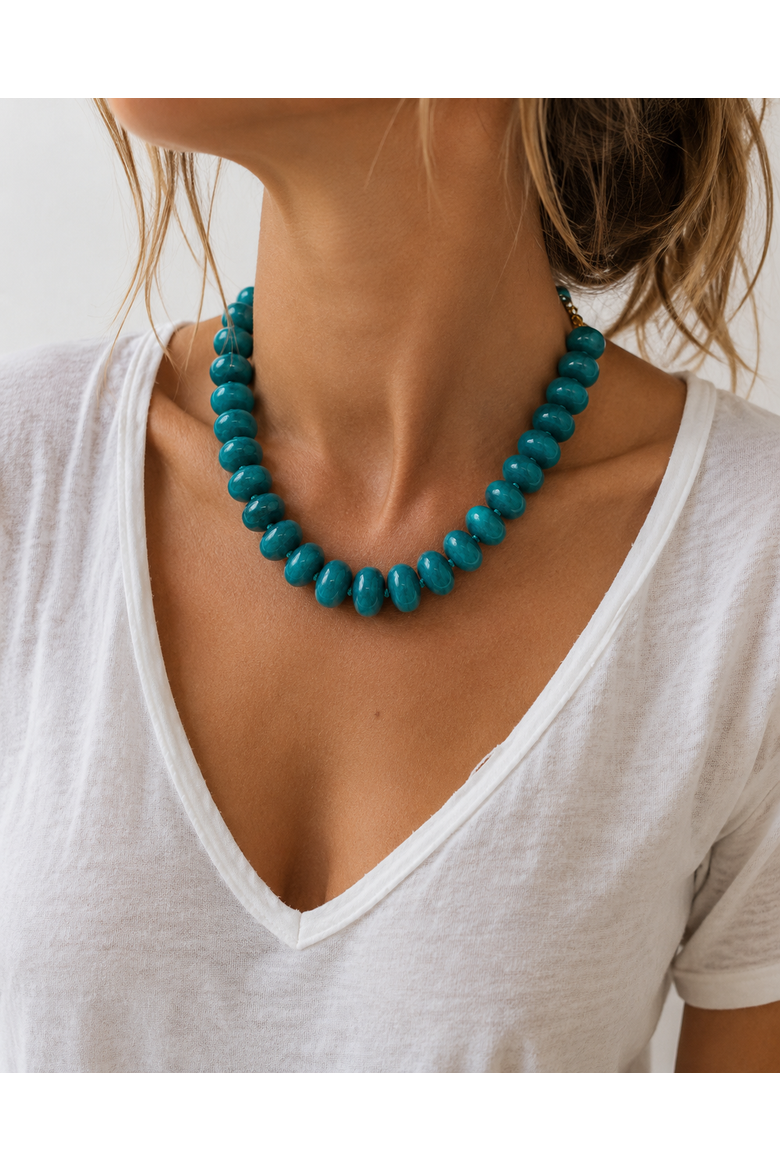 Capri Blue Necklace, Alternate, color, Blue-Green
