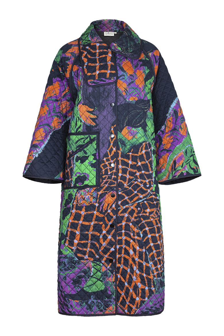 Tatum Sculptural Collared Quilted Jacket, Main, color, Chambers