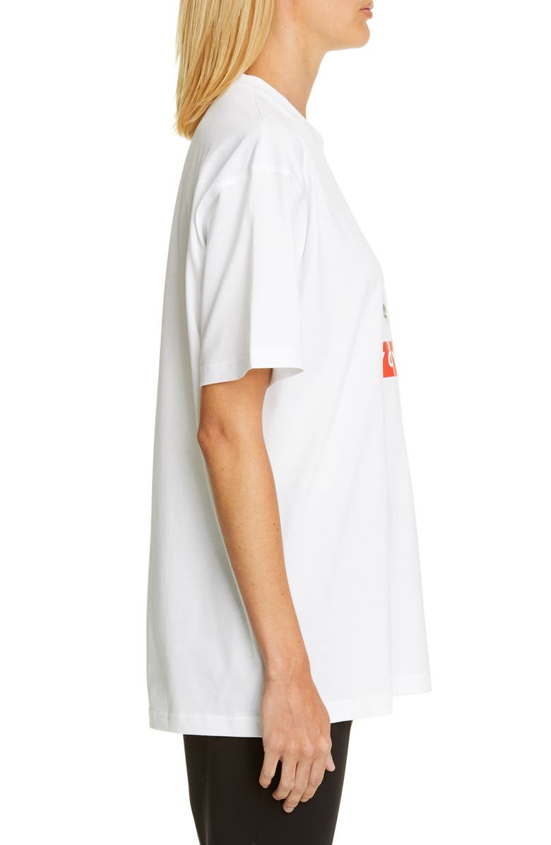 Burberry Carrick Deer Graphic Tee, Alternate, color,