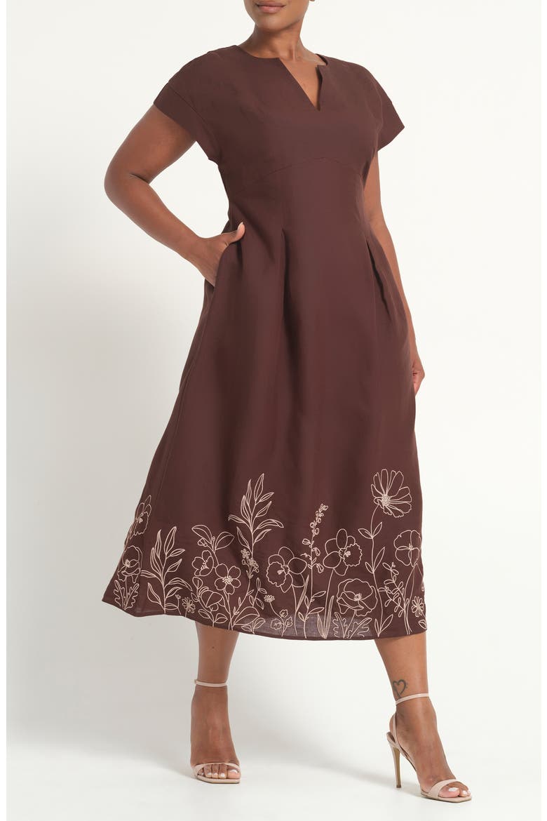 emery maxi dress SSYS Emery Maxi Dress In Retro Blooms