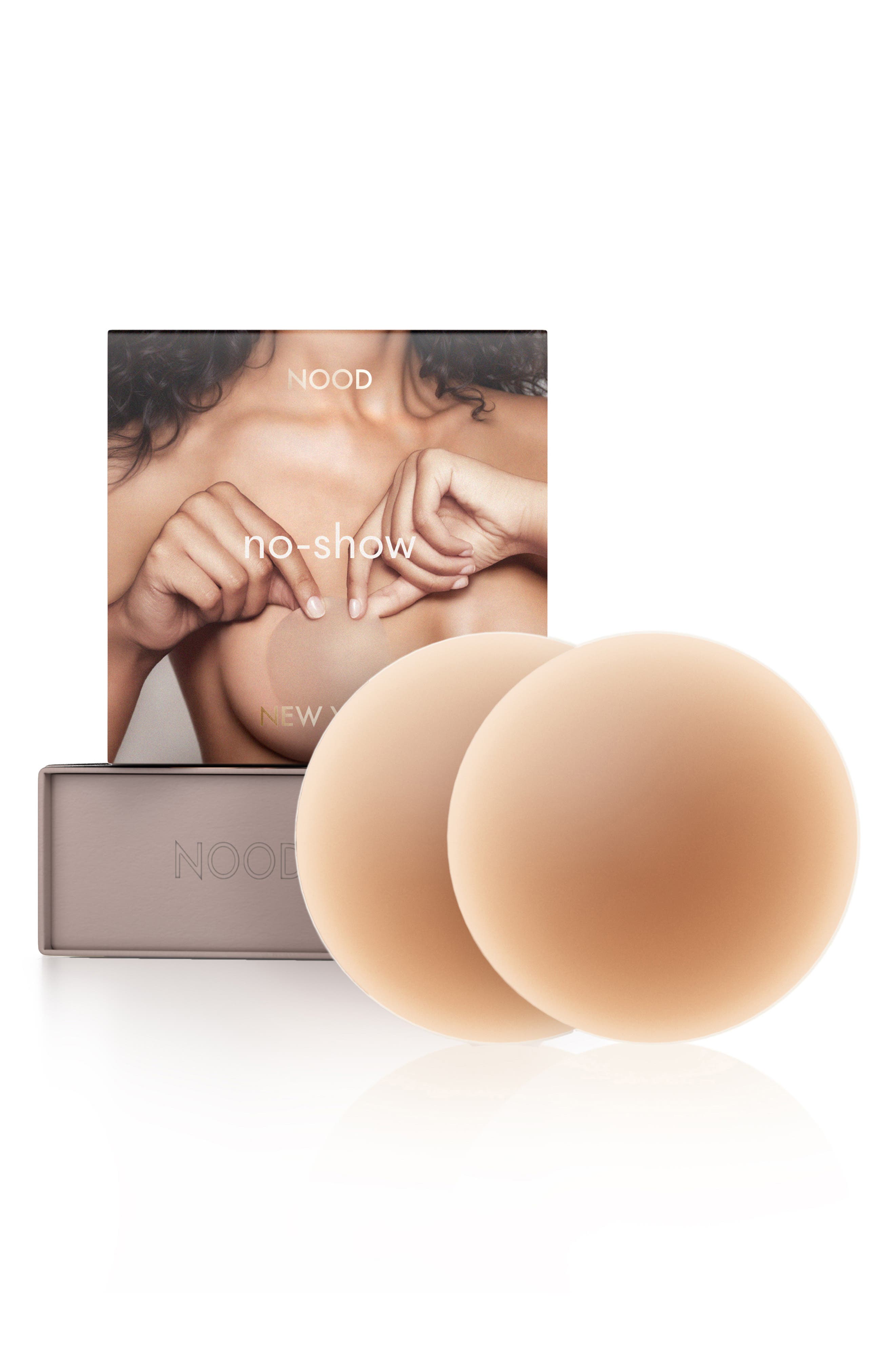 NOOD No-Show Reusable Round Nipple Covers in No.5 Soft Tan 