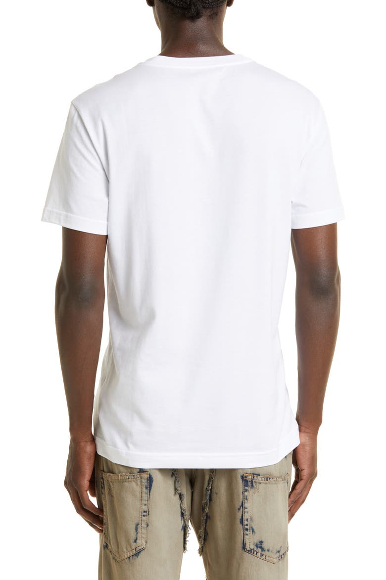 DG Embroidered Logo T-Shirt, Alternate, color, WHITE