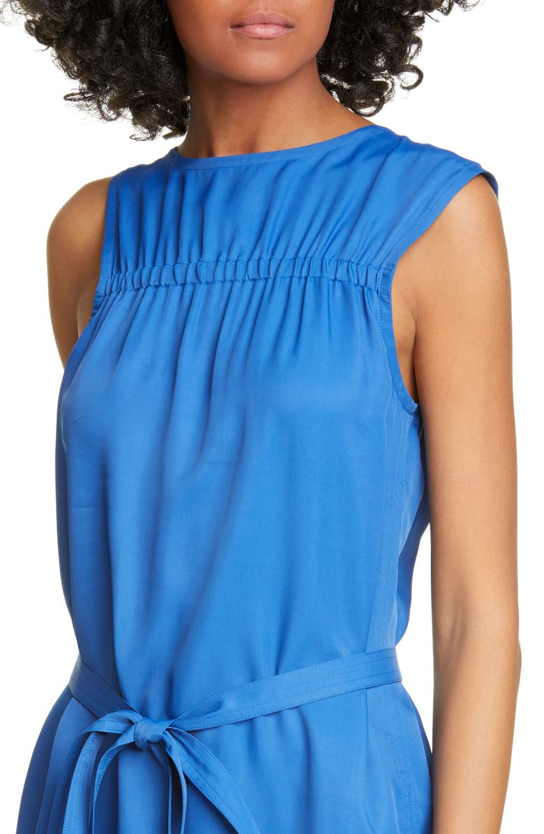 Helmut Lang Sleeveless Woven Dress, Alternate, color, 