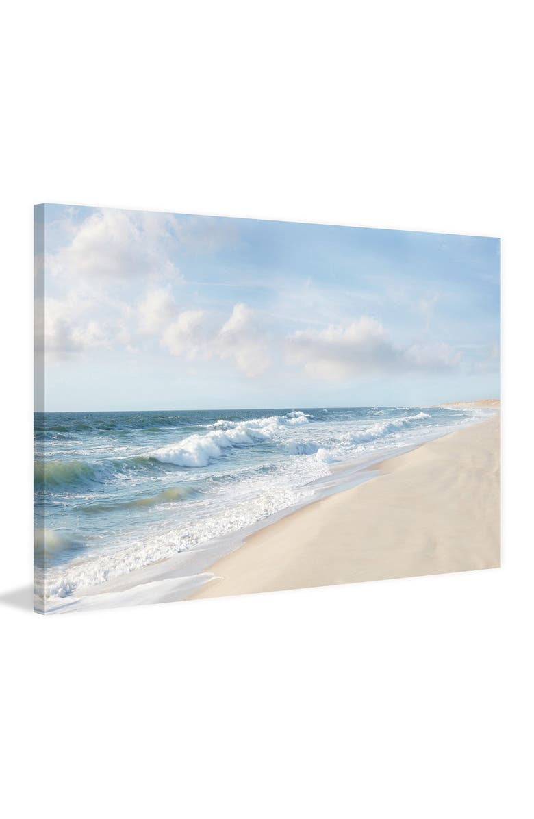 MARMONT HILL Shore and Waves Painting Print on Wrapped Canvas - 45" x 30", Alternate, color,