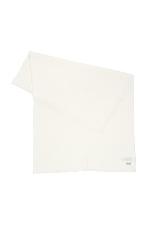 Lauren Ralplh Lauren Soft Basket Weave Scarf In White
