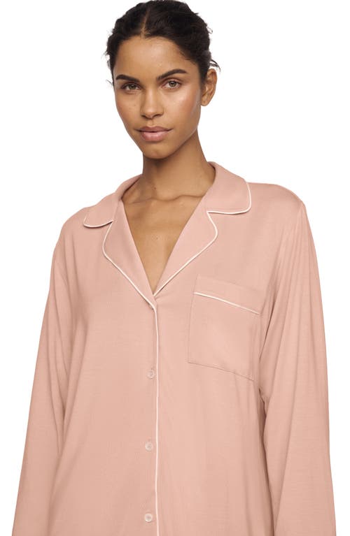 Eberjey Gisele Long Pajamas In Pink