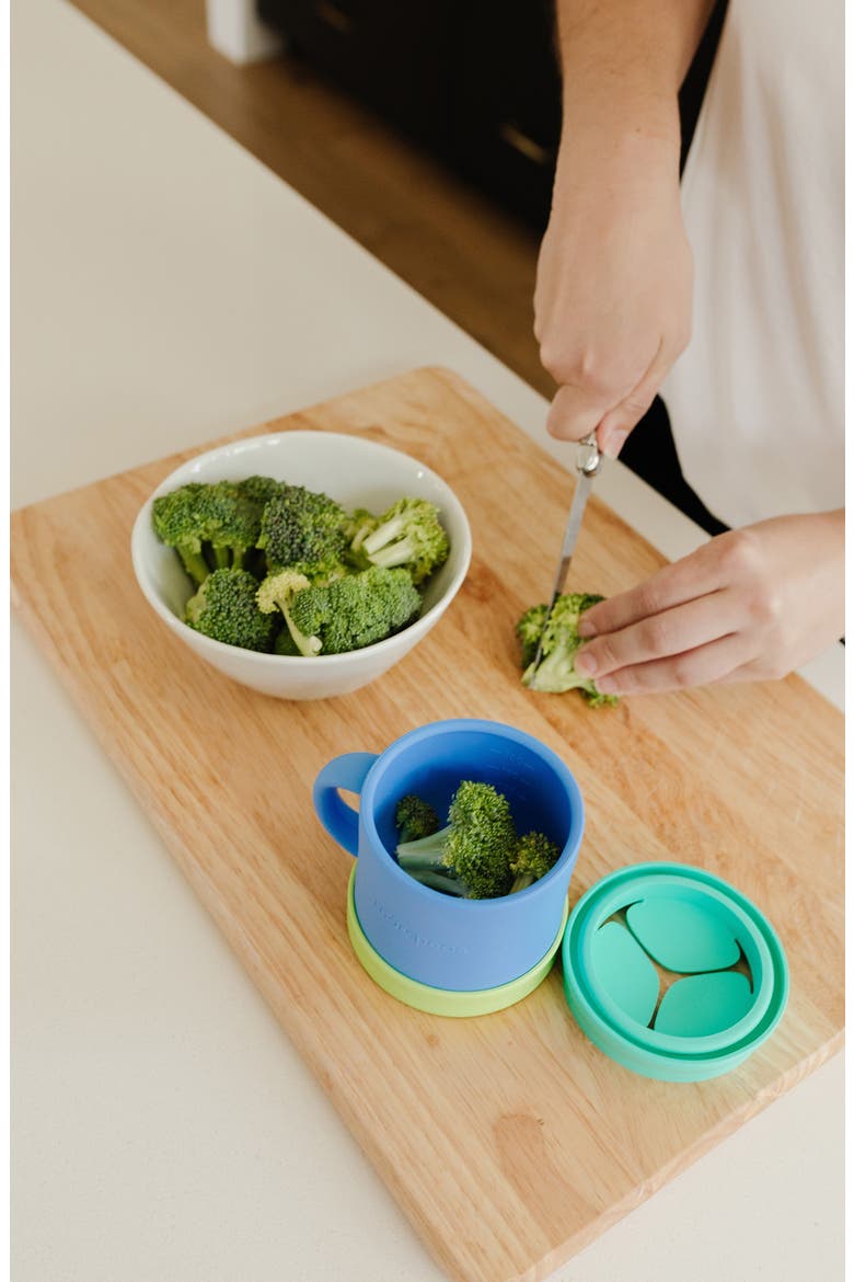 First Foods Feeding Set, Alternate, color, BLUEBERRY