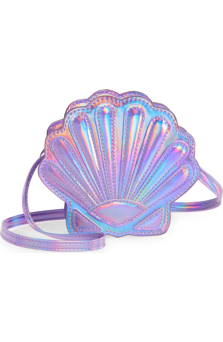 Capelli New York Kids' Seashell Crossbody Bag, Main, color, Lilac