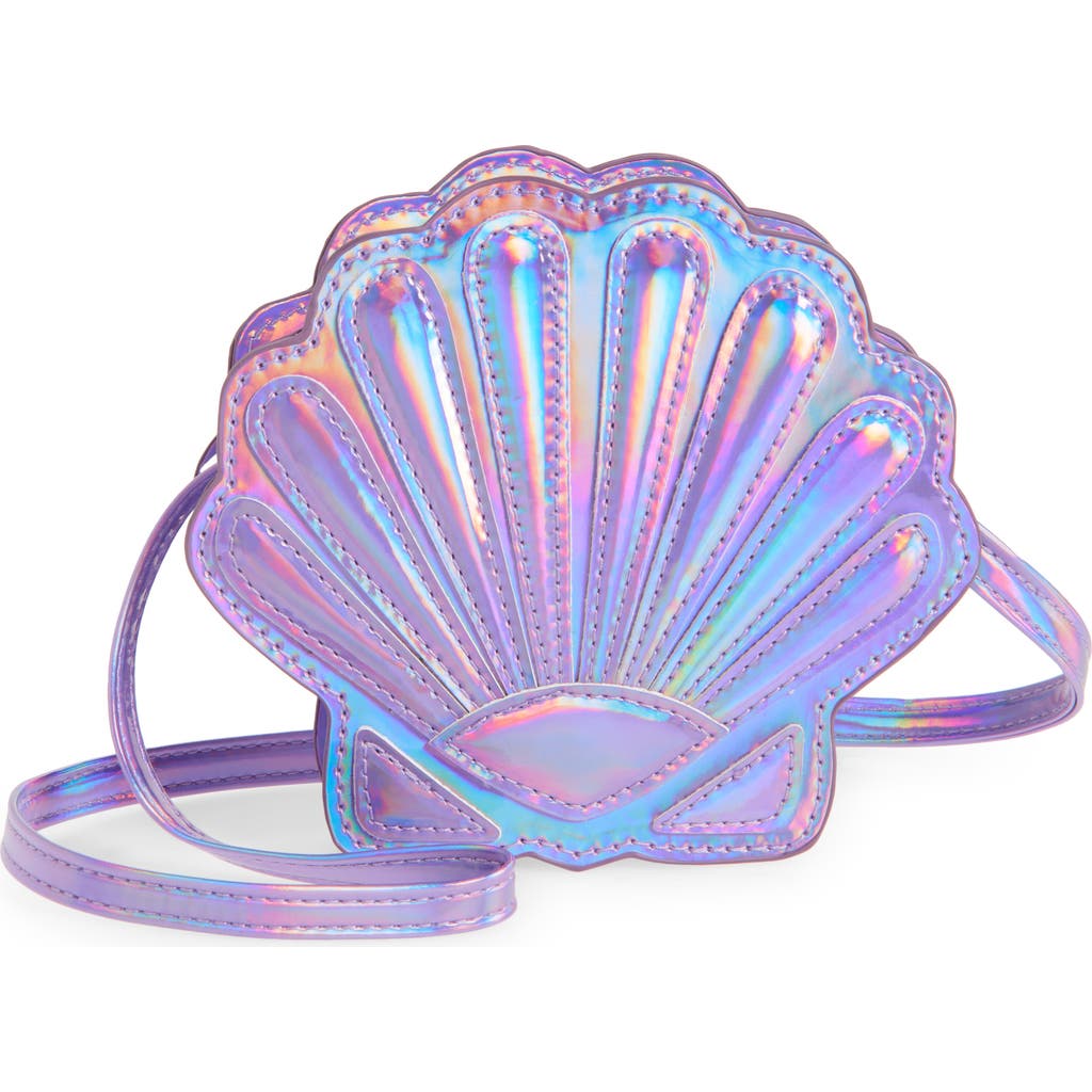 Capelli New York Kids' Seashell Crossbody Bag In Lilac