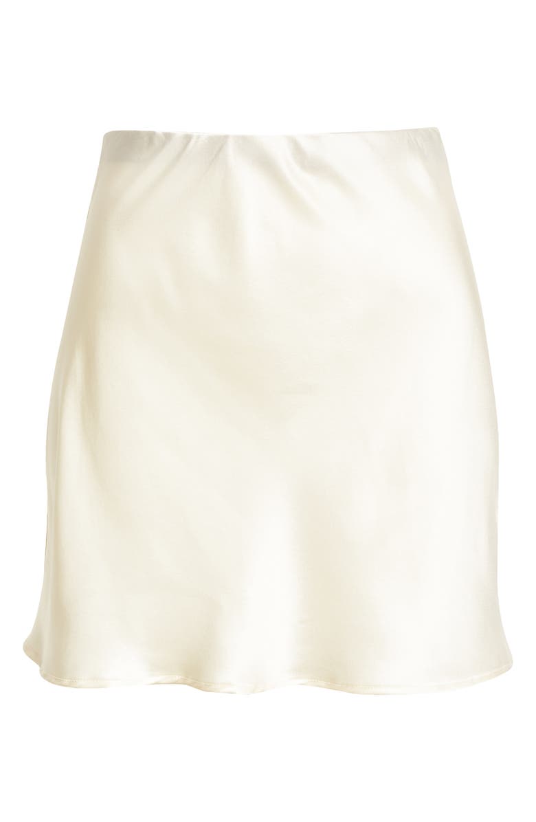 MERRITT CHARLES Madison Silk Miniskirt, Alternate, color,