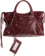 Balenciaga Medium Le City Leather Satchel
