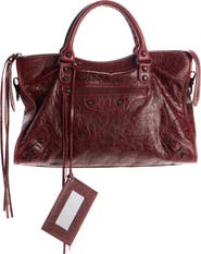Balenciaga Medium Le City Leather Satchel