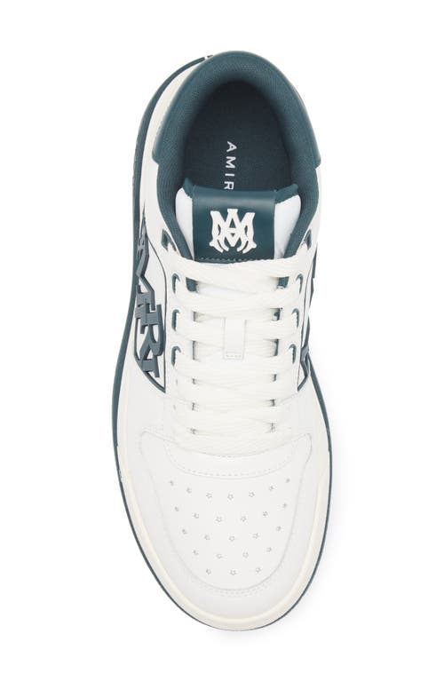 Amiri Classic Logo Low Top Sneaker In Evergreen