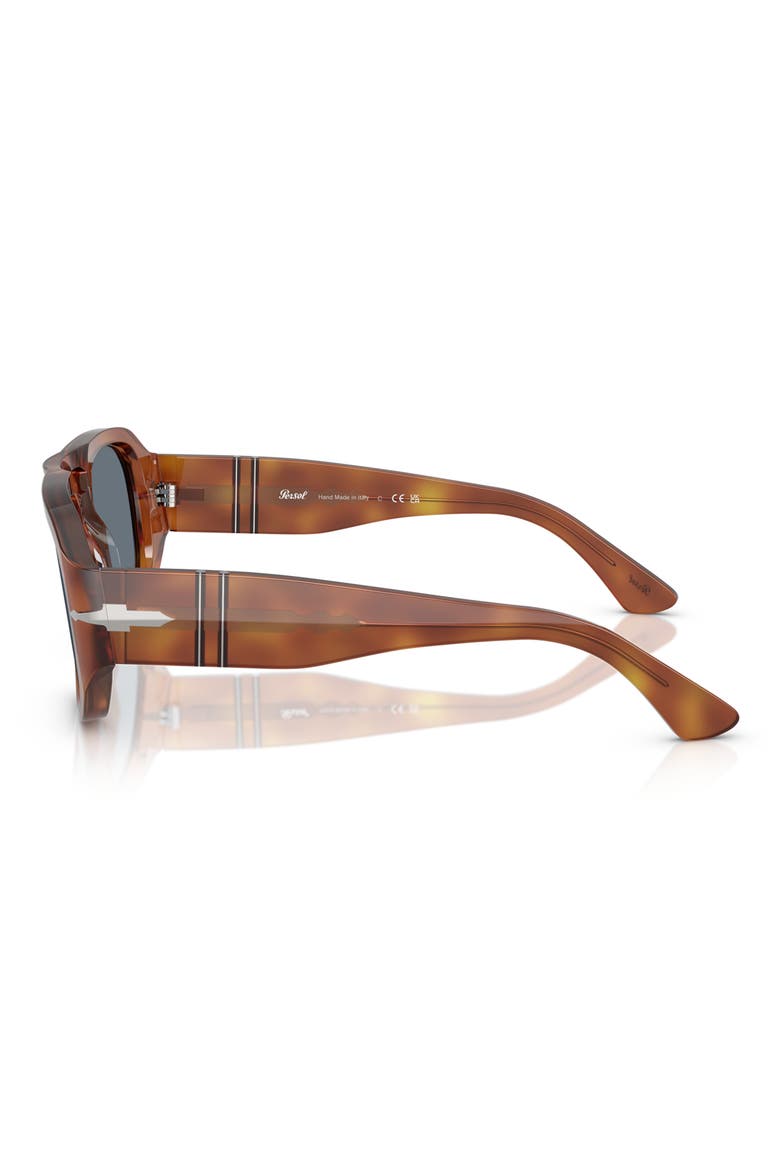 Vincent 53mm Pilot Sunglasses, Alternate, color, TERRA DI SIENA / LIGHT BLUE