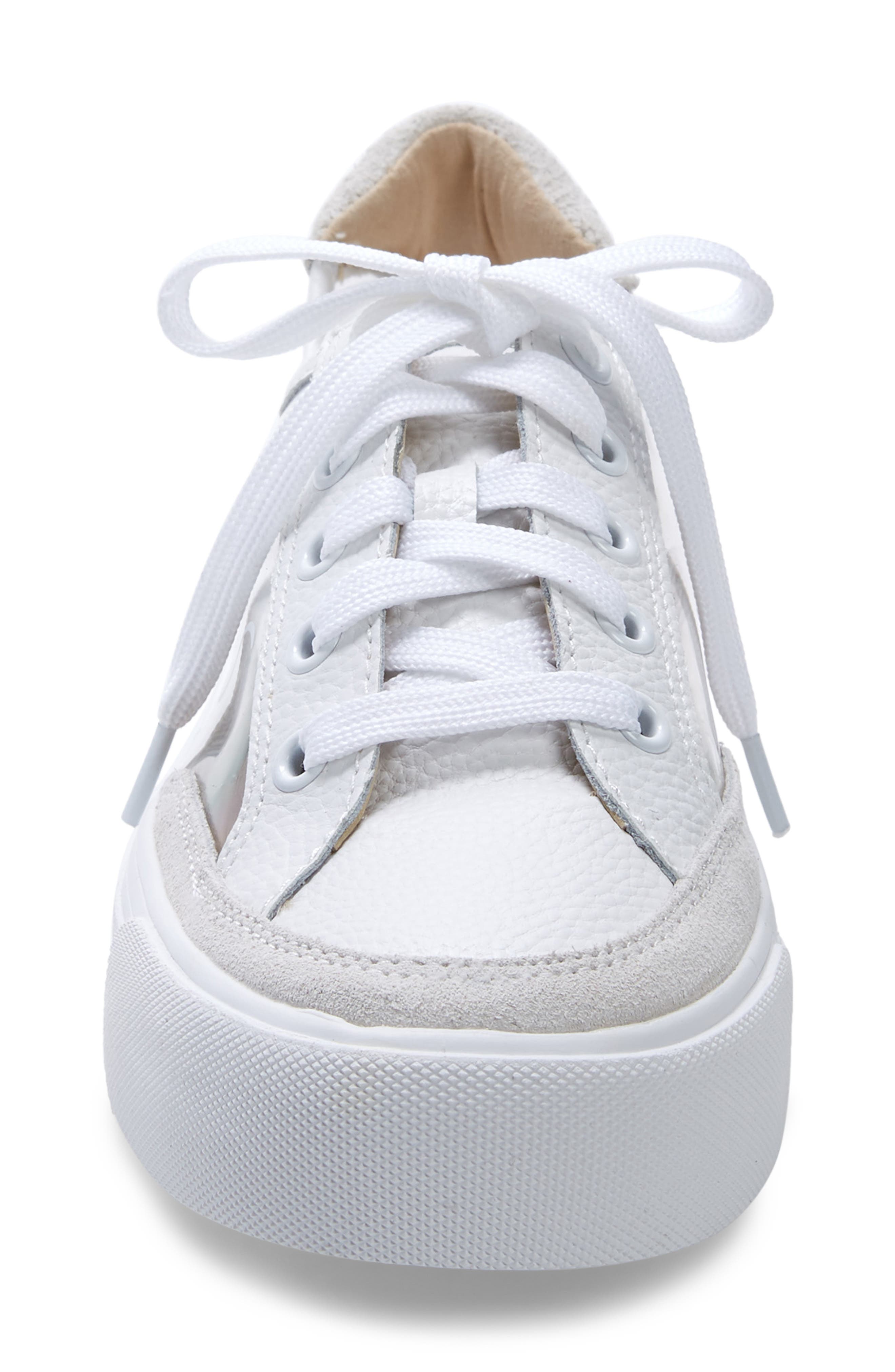 Ryley Sneaker, Alternate, color, CLEAR/ WHITE LEATHER