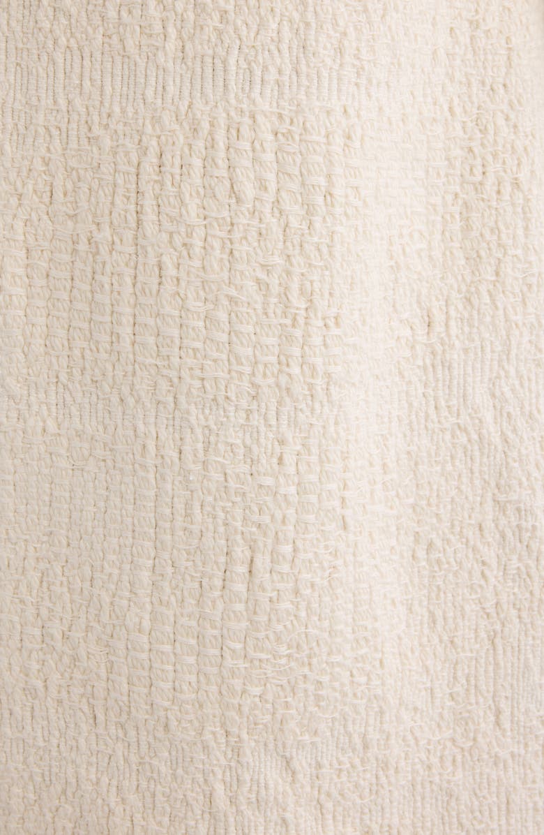 Isabel Marant Galla Fringed Cotton & Linen Wrap Skirt, Alternate, color, Ecru