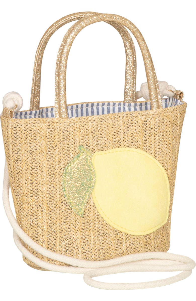 Mimi & Lula Kids' Lemon Basket Crossbody Bag, Main, color,