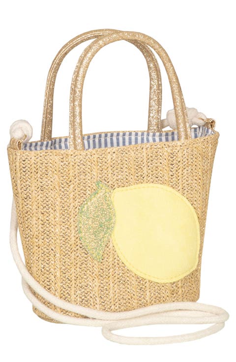Mimi & Lula Lemon Bulldog Clip YELLOW