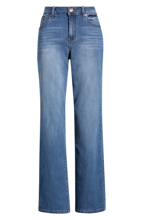 Mid Rise Straight Leg Jeans (Sacramento)