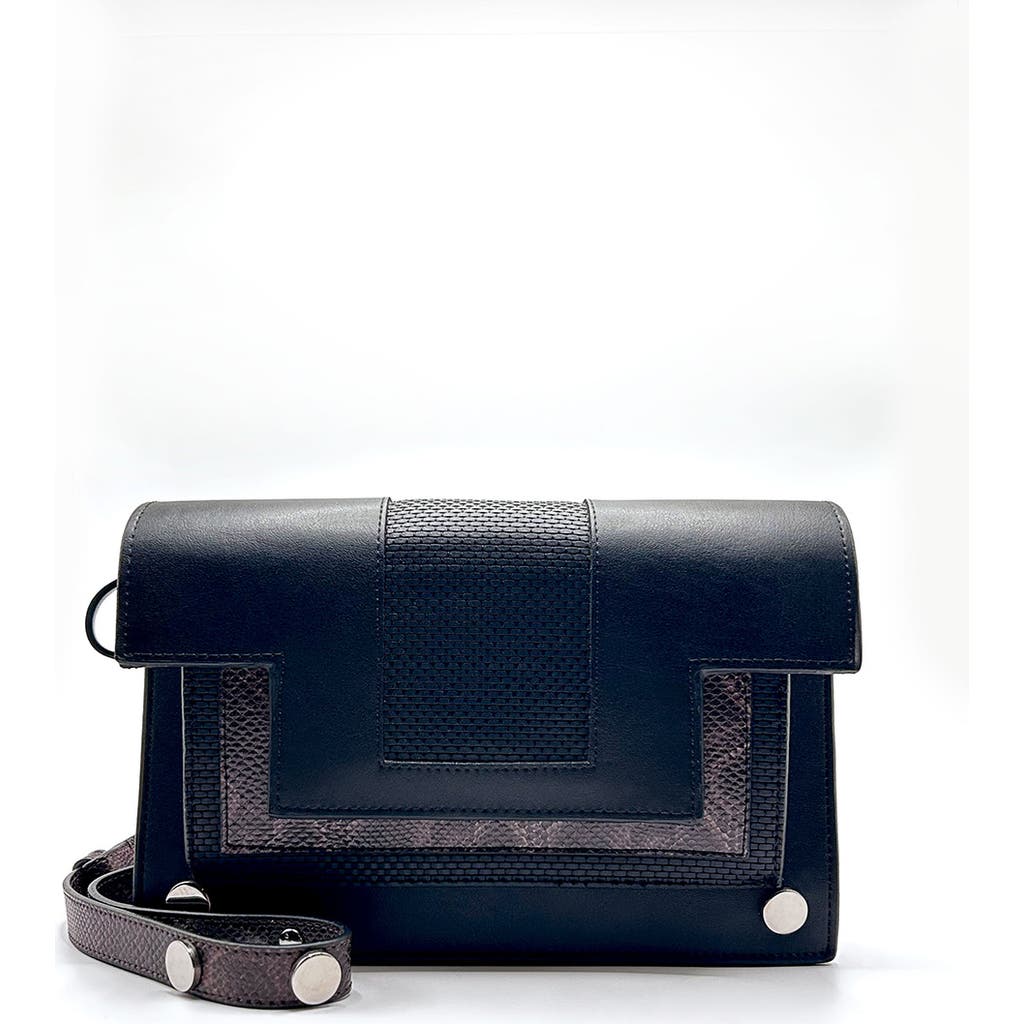 Doizpe Frihed Cactus Luxe Crossbody And Clutch Bag In Black