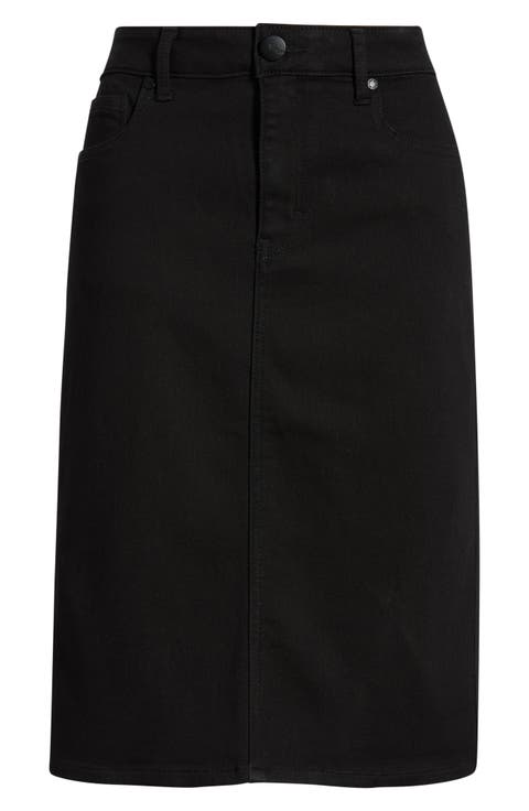 High Waist Denim Skirt