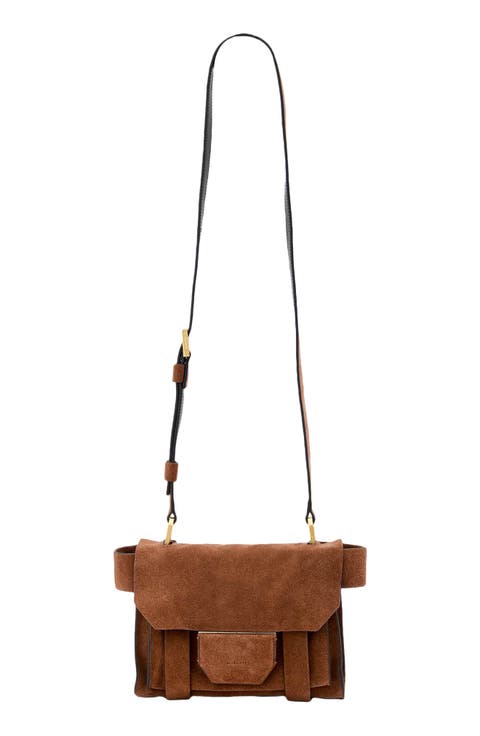 Mini Ursa Suede Crossbody Bag