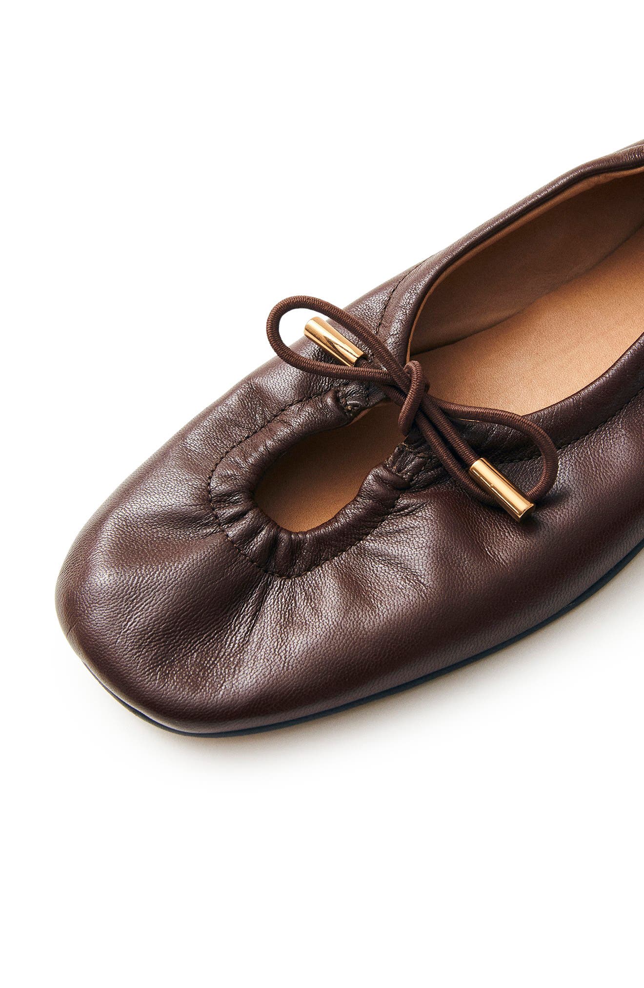 Rosalind Ballet Flat, Alternate, color, BRUSHED BROWN