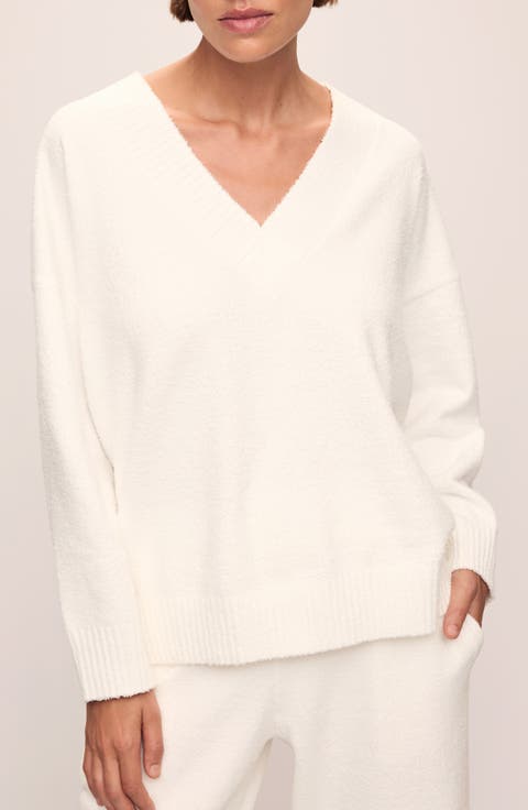 Bouclè V-Neck Sweater
