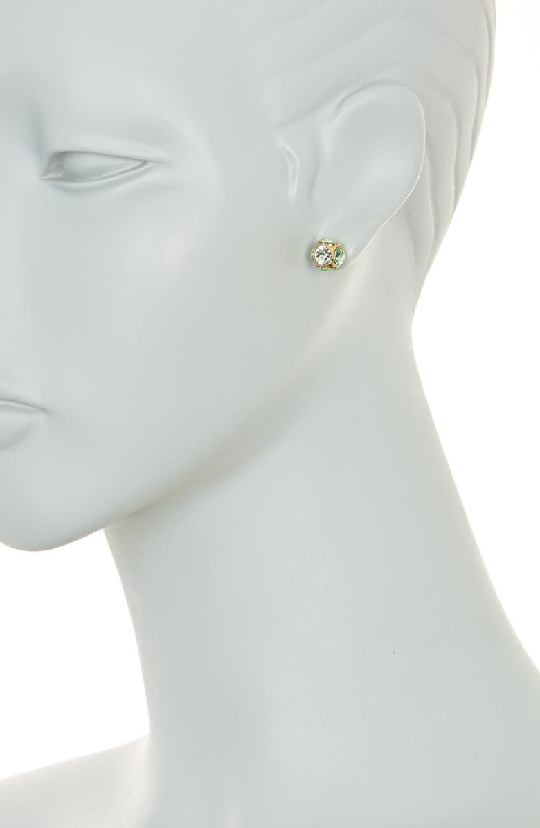 Kate Spade New York lady marmalade crystal stud earrings, Alternate, color,