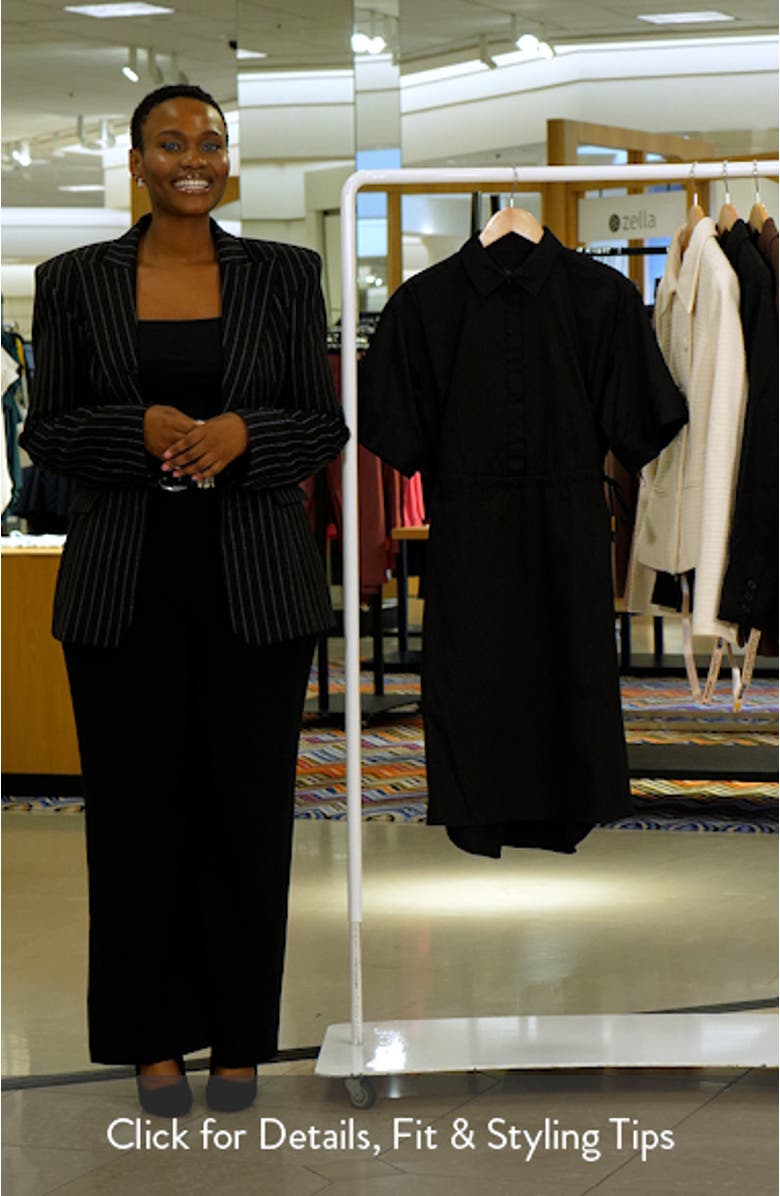 Short Sleeve Shirtdress, sales video thumbnail