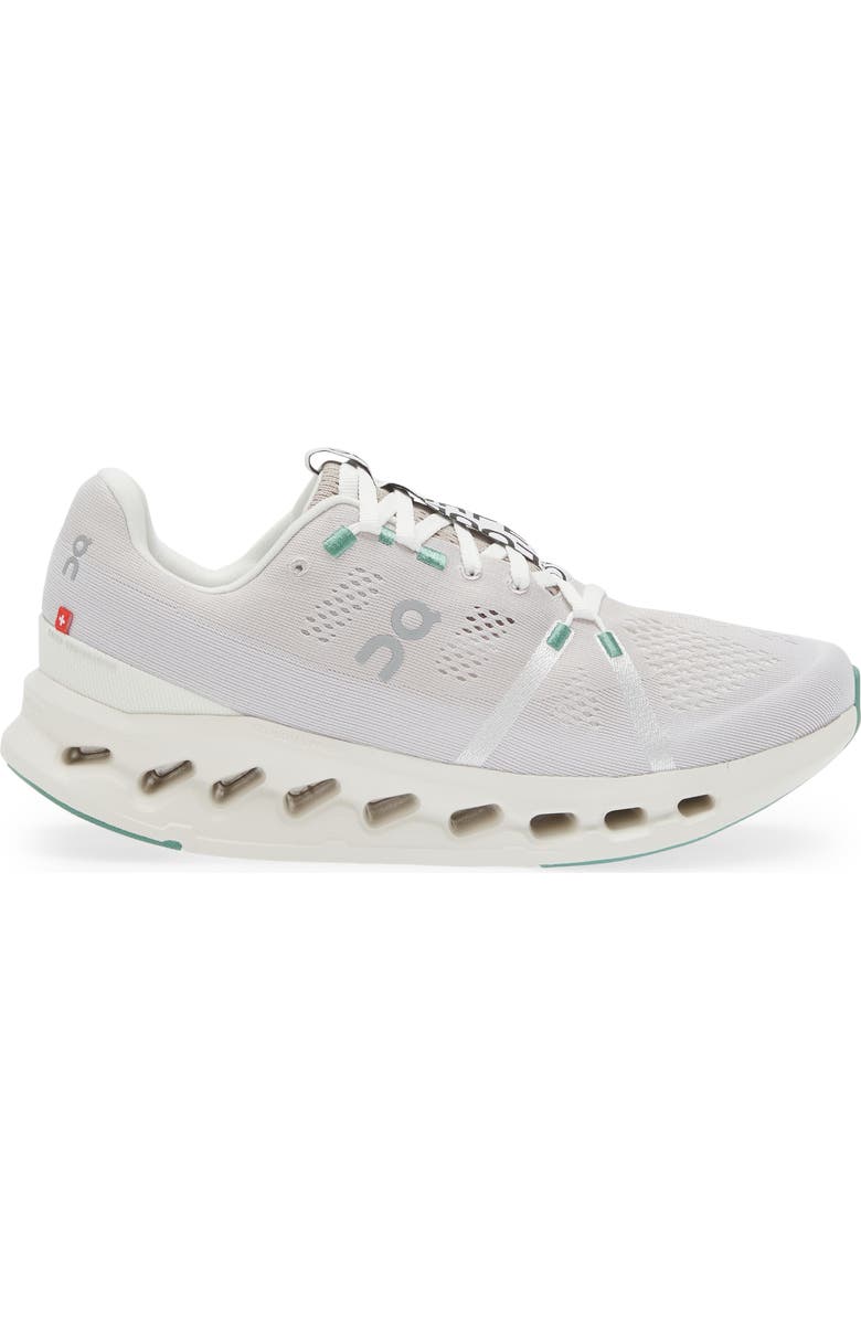 On Cloudsurfer Running Shoe, Alternate, color, Pearl/Ivory