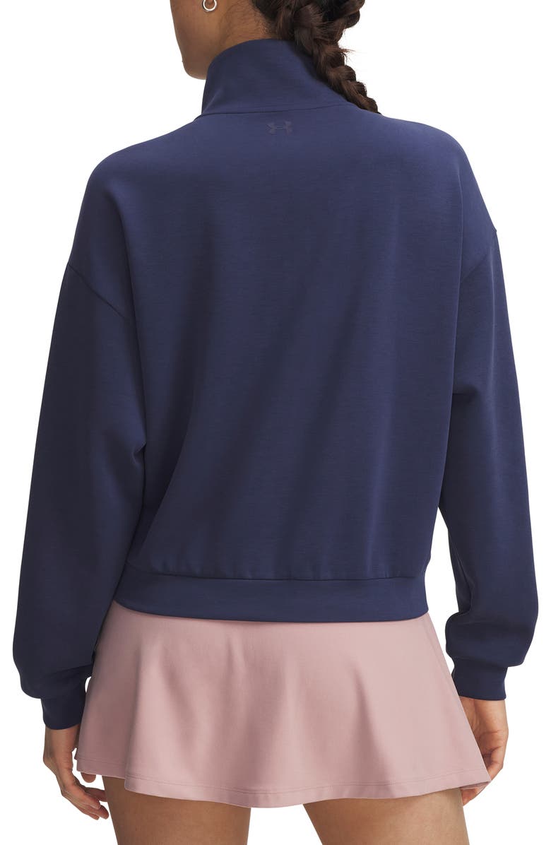 Under Armour Meridian Lounge Front Zip Jacket, Alternate, color, Washed Navy