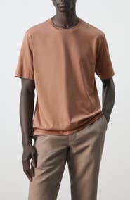 MANGO Regular Fit Cotton T-Shirt