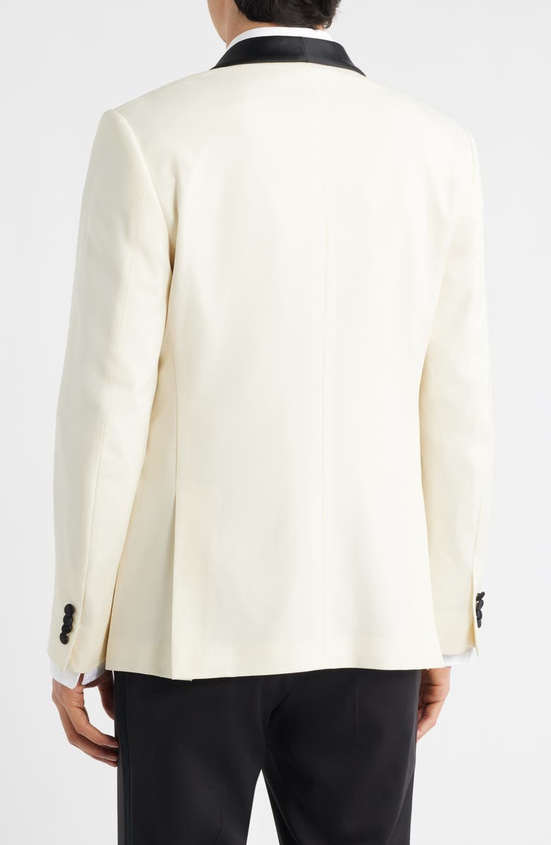 John Varvatos Star USA Brooklyn Off White Virgin Wool Dinner Jacket, Alternate, color, Cream