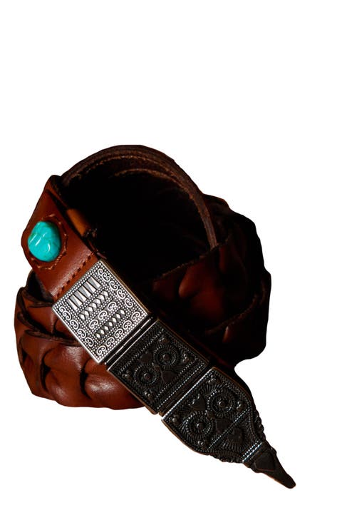 Tess Woven Leather Belt