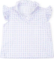 Lila and Hayes Ellie Girls' Sleeveless Ruffled Top by LH Sport