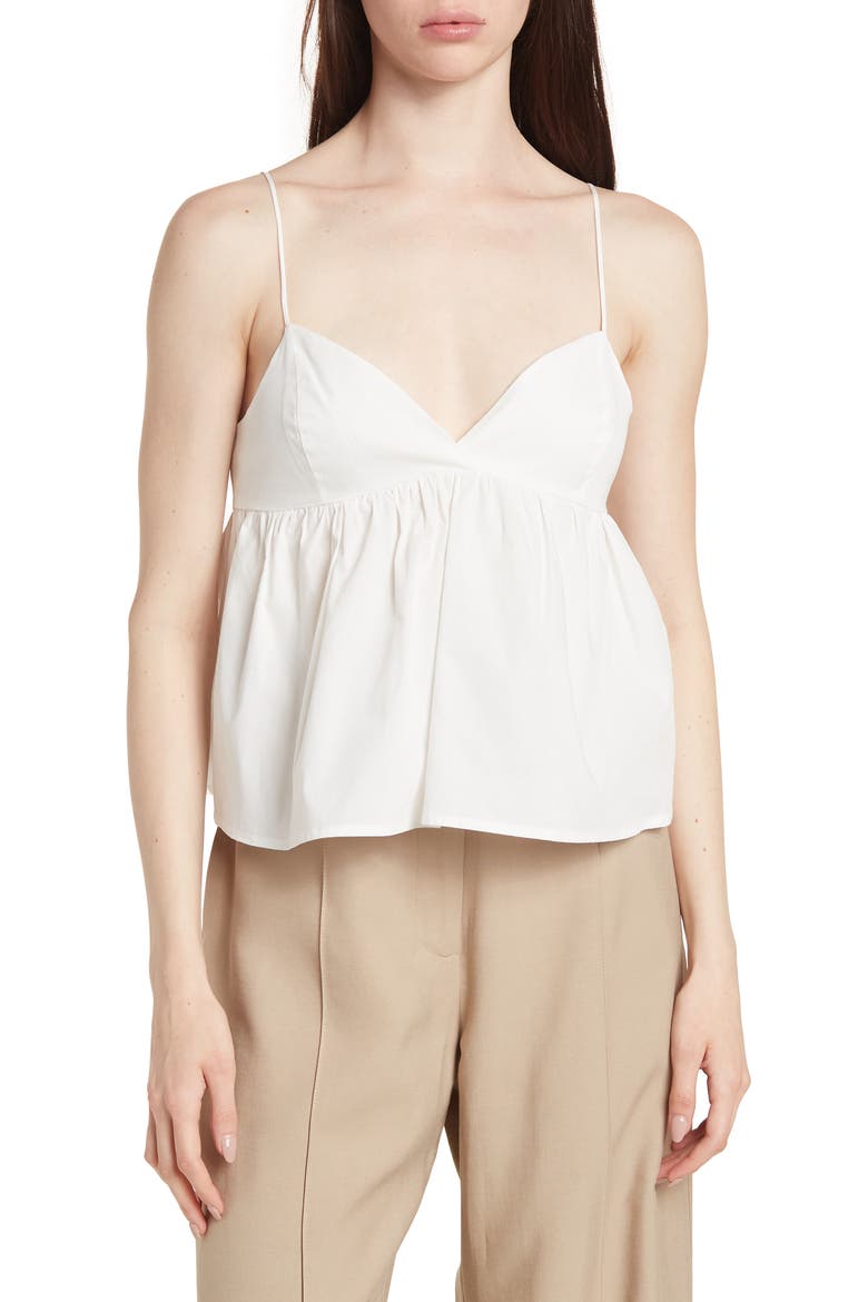Babydoll Cami, Main, color, OPTIC WHITE