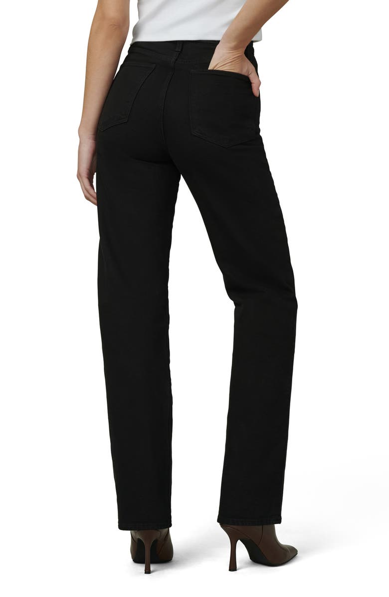 Joe's The Margot High Waist Straight Leg Jeans, Alternate, color, Black