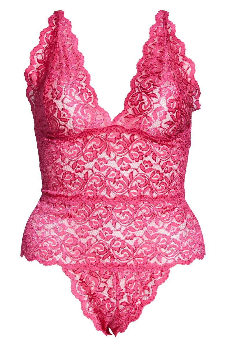 Oh La La Cheri Galloon Lace Teddy, Alternate, color, 