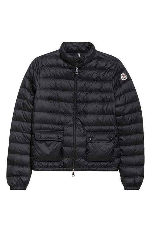 Moncler Lans Down Jacket In Black/black