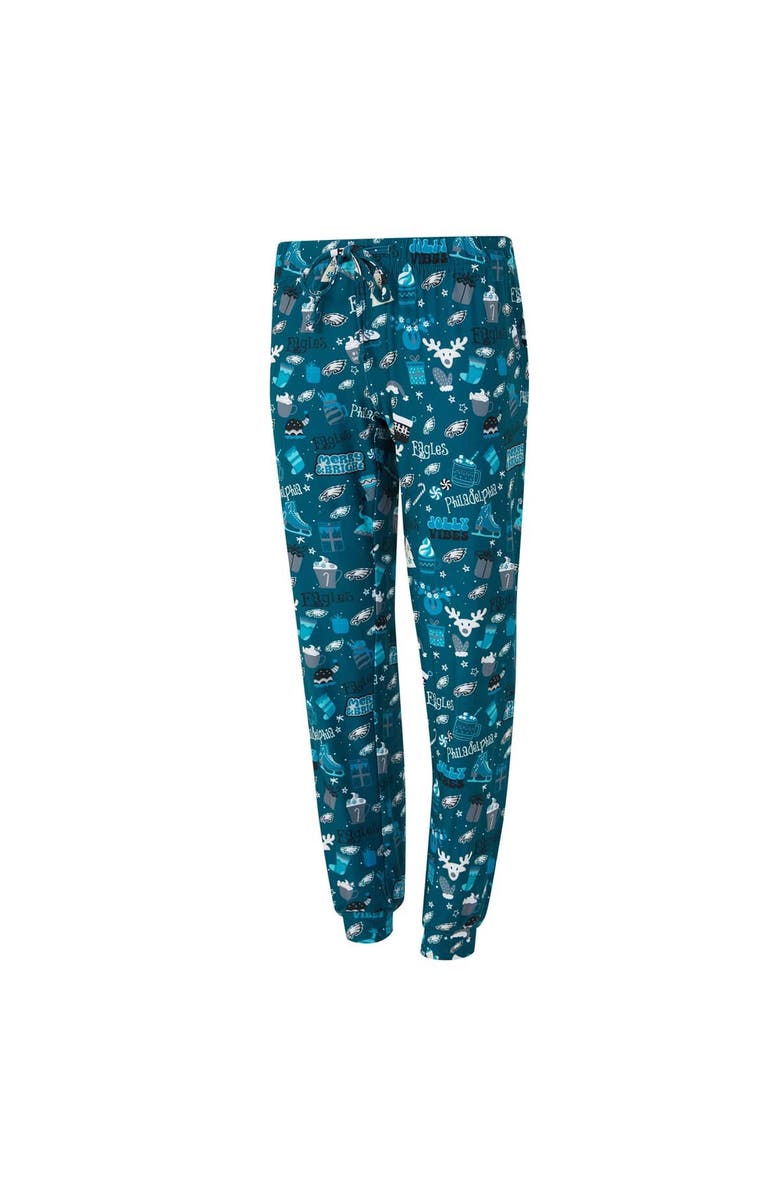 CONCEPTS SPORT Women
s Concepts Sport Midnight Green Philadelphia Eagles Chesnut Long Sleeve T-Shirt and Pant Sleep Set, Alternate, color, Green