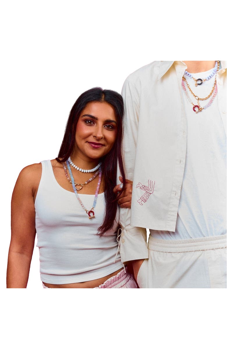 SHOP SPICY DAN Olive Gender Inclusive Moonstone Necklace, Alternate, color,