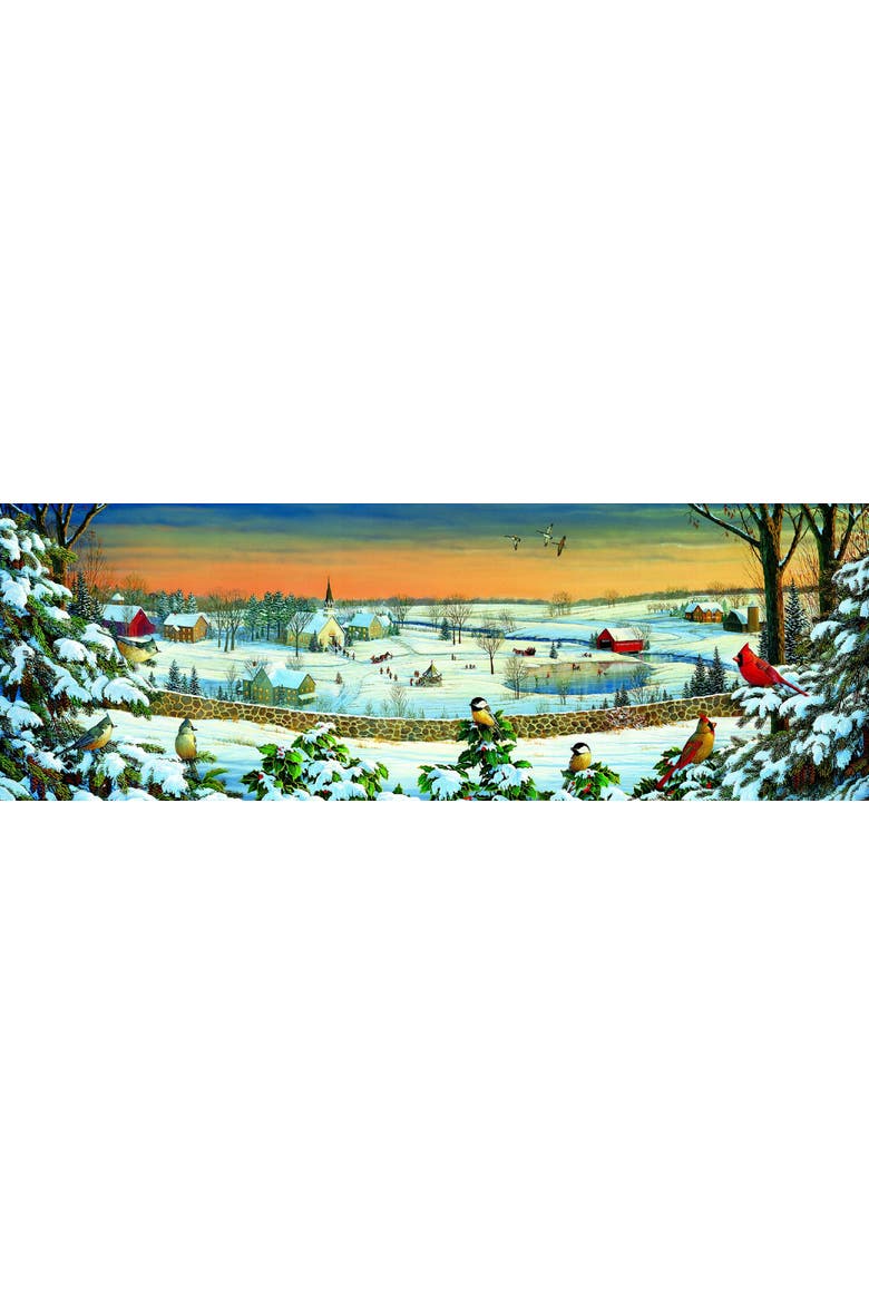 Winter Panorama 500 piece Jigsaw Puzzle for Adults, Alternate, color, Multicolor