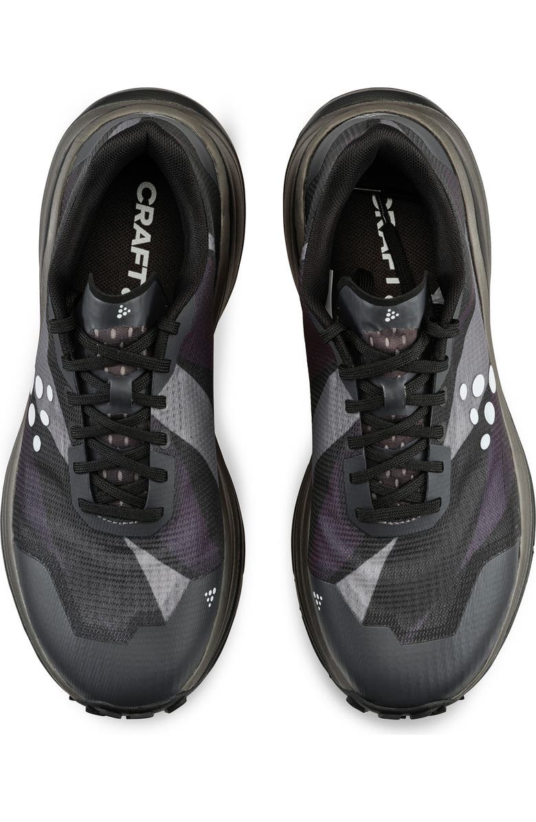 Craft Pure Trail Pro Running Shoe, Alternate, color, Black