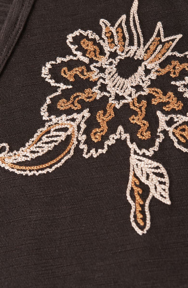 Scotch & Soda Embroidered Cotton Graphic T-Shirt, Alternate, color, Meteorite